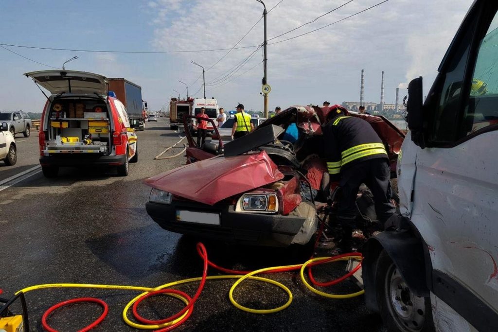 ДТП на Південному мосту у м.Дніпро Інформатор